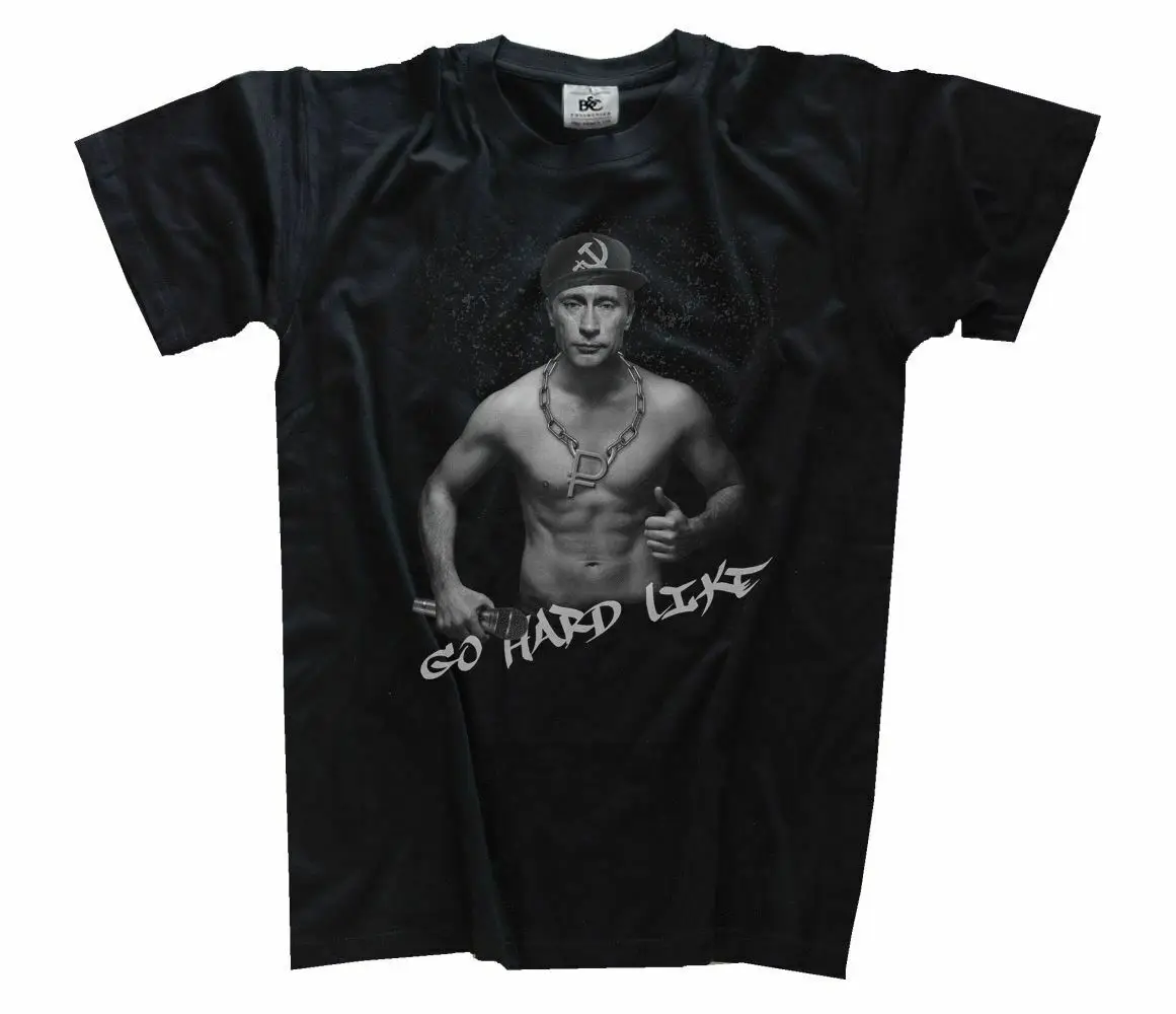 Go Hard Like VLADIMIR PUTIN T-Shirt Cotton O-Neck Short Sleeve Men's T Shirt New Size S-3XL
Go Hard Like VLADIMIR PUTIN T-Shirt Cotton O-Neck Short Sleeve Men's T Shirt New Size S-3XL