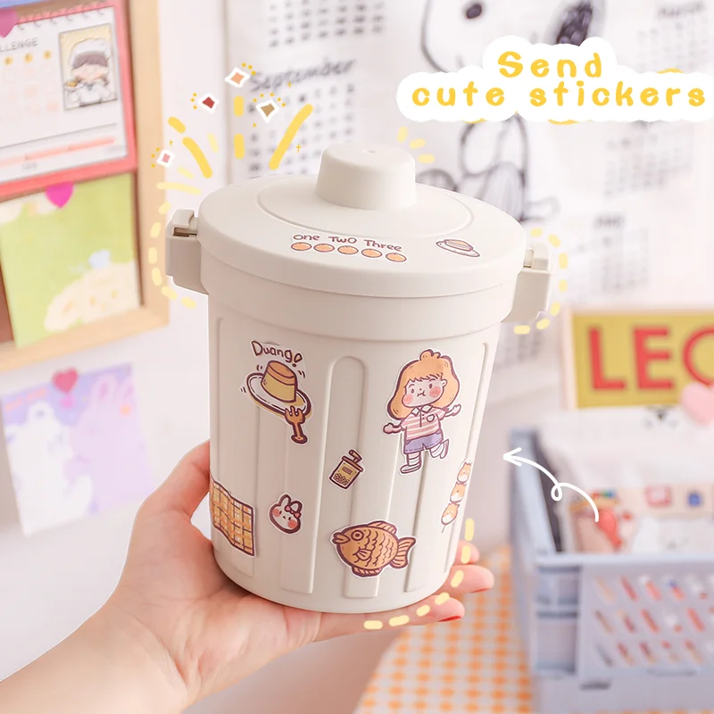 Desktop Small Trash Can Cute Girl Bedroom Dormitory Creative Pen Holder Paper Basket Storage Box With Lid
Desktop Small Trash Can Cute Girl Bedroom Dormitory Creative Pen Holder Paper Basket Storage Box With Lid