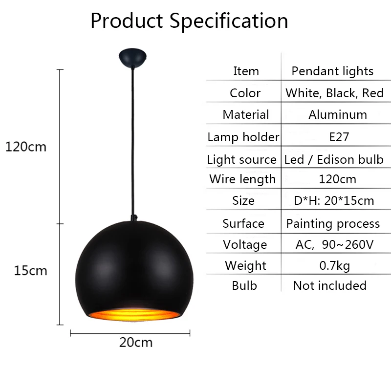 Vintage Pendant Lights Industrial Pendant Lamp Modern Hanglamp For Kitchen Dining Room Aluminium Luminaire Suspendu Lamparas
Vintage Pendant Lights Industrial Pendant Lamp Modern Hanglamp For Kitchen Dining Room Aluminium Luminaire Suspendu Lamparas