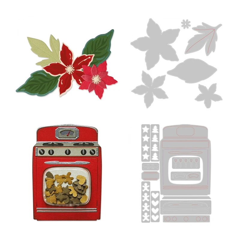 New Christmas Cutting Dies Flower Bread Maker Photo Album Scrapbooking DIY Craft Stencils for Decoration Hollow Cutter Big Shot
New Christmas Cutting Dies Flower Bread Maker Photo Album Scrapbooking DIY Craft Stencils for Decoration Hollow Cutter Big Shot