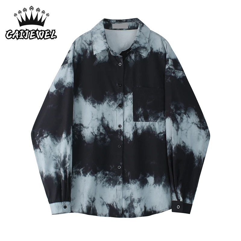 Women Blouse Chic Design Fashion Long Sleeves Blouses Baggy 2022 Autumn Vintage Streetwear Tie Dye Ladies Tops Button Up Shirt
Women Blouse Chic Design Fashion Long Sleeves Blouses Baggy 2022 Autumn Vintage Streetwear Tie Dye Ladies Tops Button Up Shirt