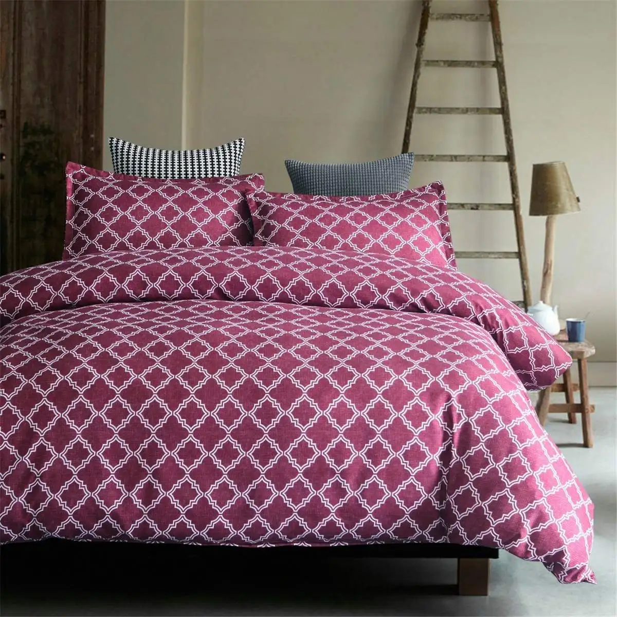 3PCS/Set Full/Queen/King Size Duvet Cover With Pillowcase Set Solid Bedding Sets Home Bedding Set 
3PCS/Set Full/Queen/King Size Duvet Cover With Pillowcase Set Solid Bedding Sets Home Bedding Set