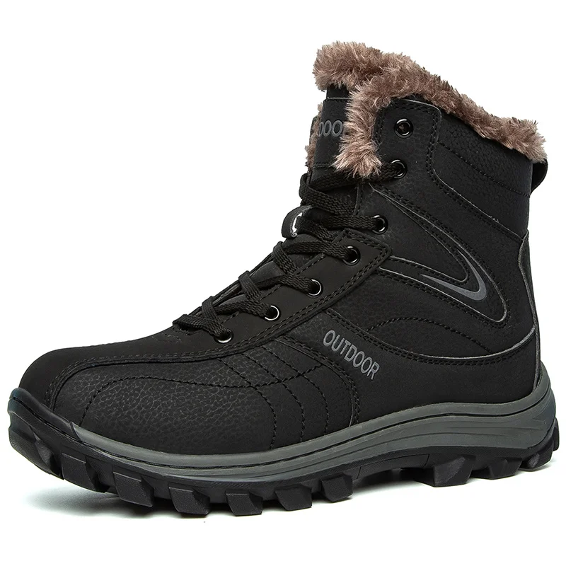 Winter Men's New Snow Boots Super Warm Plush Men's Boots Waterproof Men Ankle Boots Outdoor Non-slip Hiking Boots Men Work Shoes
Winter Men's New Snow Boots Super Warm Plush Men's Boots Waterproof Men Ankle Boots Outdoor Non-slip Hiking Boots Men Work Shoes