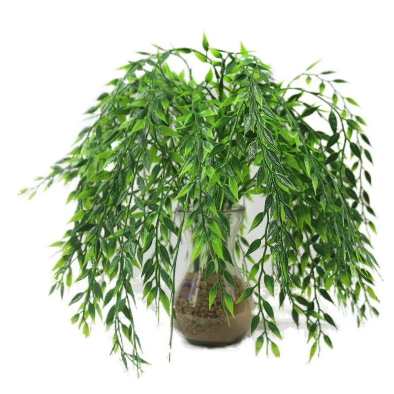 5 fork simulation short weeping willow rattan home shooting set decoration wall hanging decoration flower plastic plant wall mat
5 fork simulation short weeping willow rattan home shooting set decoration wall hanging decoration flower plastic plant wall mat
