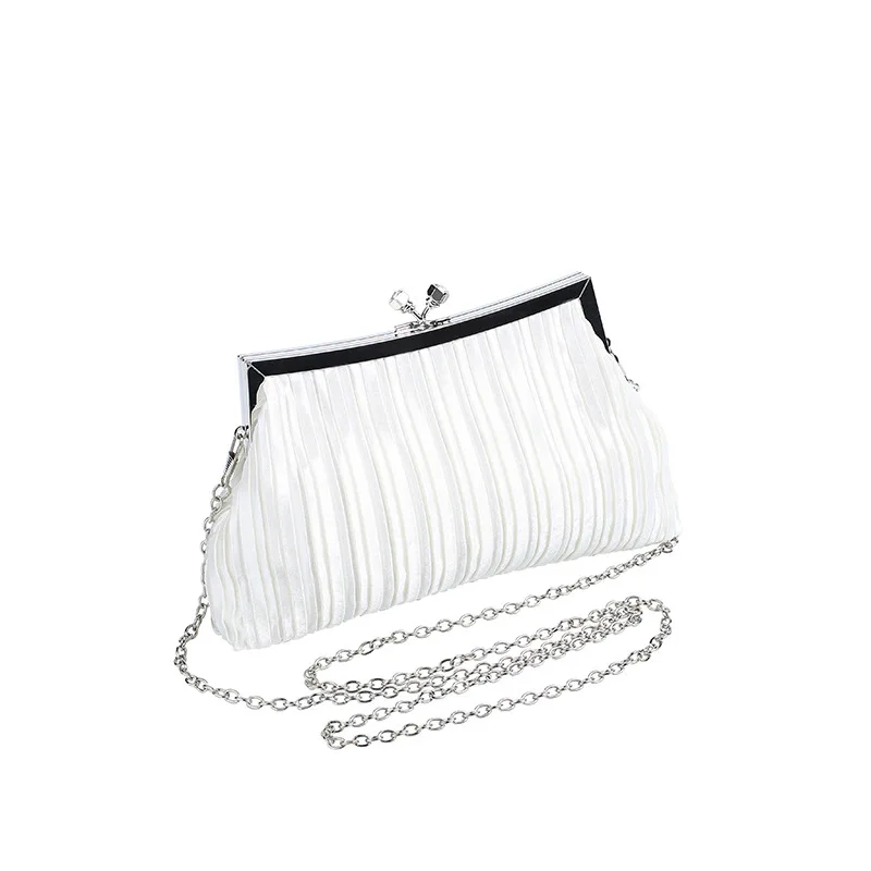 Fashion Silver Frame White Fold Female Bag Lady Makeup Handbag Party Coin Purse Banquet Bridal Dress Clutch Bag Evening Bag
Fashion Silver Frame White Fold Female Bag Lady Makeup Handbag Party Coin Purse Banquet Bridal Dress Clutch Bag Evening Bag
