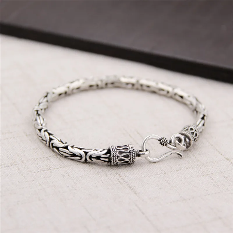 Starfield S925 Sterling Silver Bracelet Male Female Models Retro Thai Silver Personalized Jewelry Jewelry
Starfield S925 Sterling Silver Bracelet Male Female Models Retro Thai Silver Personalized Jewelry Jewelry