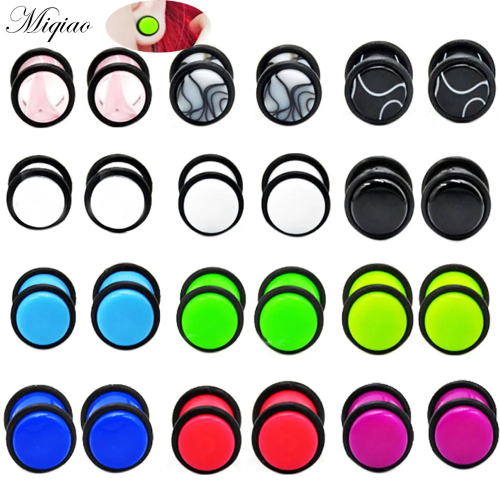 Miqiao 2pcs Simple and Popular Acrylic Multicolor Solid Ear Expander 1.6mm-10mm Exquisite Piercing Ear Expander
Miqiao 2pcs Simple and Popular Acrylic Multicolor Solid Ear Expander 1.6mm-10mm Exquisite Piercing Ear Expander