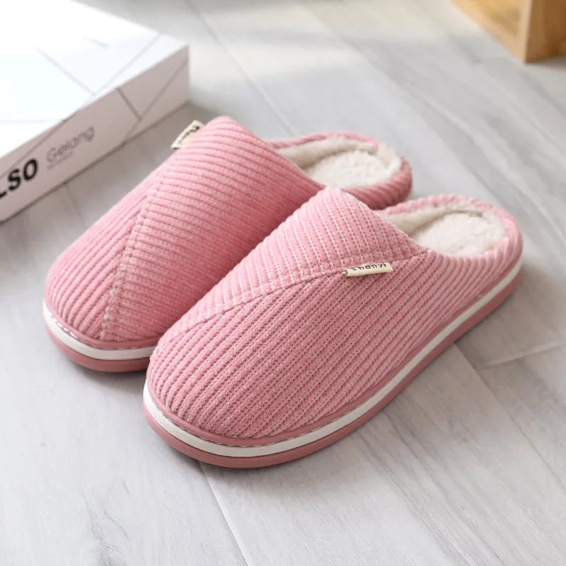 Women Men Autumn Winter Cotton Slippers Home Corduroy Indoor Warm Couples Plain Floor Slippers Menand Wear-resisitant Anti-skid
Women Men Autumn Winter Cotton Slippers Home Corduroy Indoor Warm Couples Plain Floor Slippers Menand Wear-resisitant Anti-skid