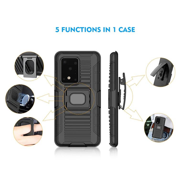 2020 new products tpu pc hybrid case holster magnetic ring holder for samsung s20 ultra s20 plus
2020 new products tpu pc hybrid case holster magnetic ring holder for samsung s20 ultra s20 plus