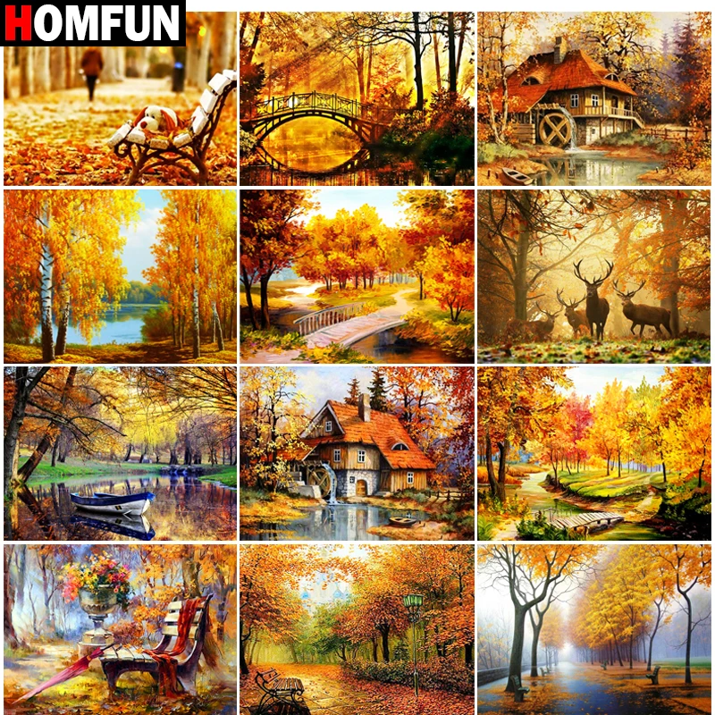 Картина Стразы HOMFUN, Хрустальный декор, алмазная живопись «осенние листья landsca», 3D вышивка крестиком, узор, алмазная вышивка
Картина Стразы HOMFUN, Хрустальный декор, алмазная живопись «осенние листья landsca», 3D вышивка крестиком, узор, алмазная вышивка