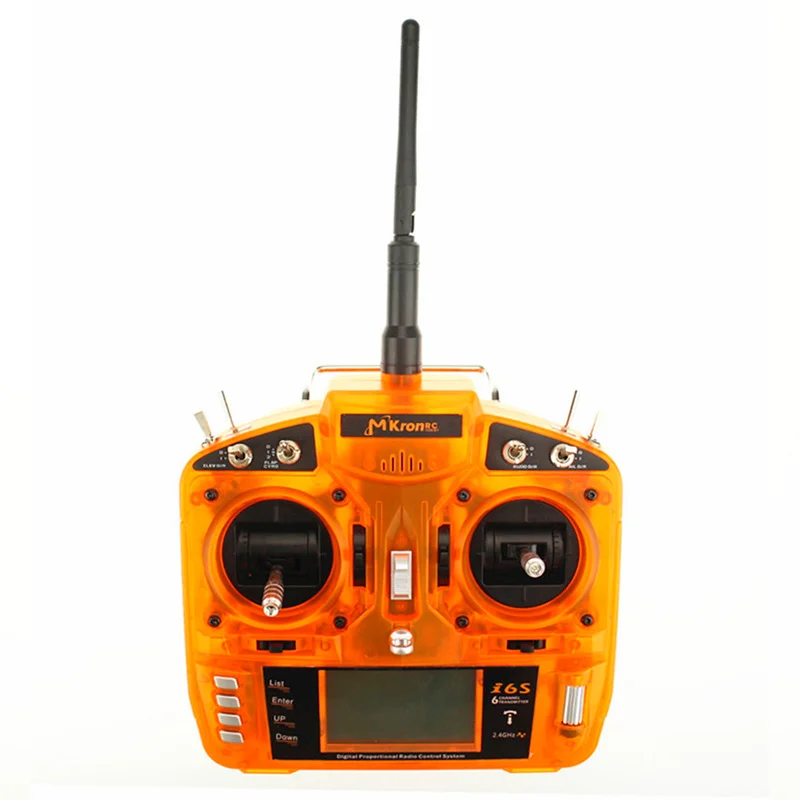 DSM2 i6S 2.4G 6 Ch Transmitter Receiver W/ LED Screen Compatible DX6i DX7 DX8 Compatible SPEKTRUM JR Mode
DSM2 i6S 2.4G 6 Ch Transmitter Receiver W/ LED Screen Compatible DX6i DX7 DX8 Compatible SPEKTRUM JR Mode