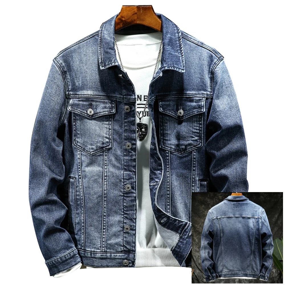 Luxury Brand Mens Denim Jackets Korean Fashion Cowboy Youth Mans Jeans Coat Vintage Spring Street Autos Coat For Male Plus 4XL
Luxury Brand Mens Denim Jackets Korean Fashion Cowboy Youth Mans Jeans Coat Vintage Spring Street Autos Coat For Male Plus 4XL