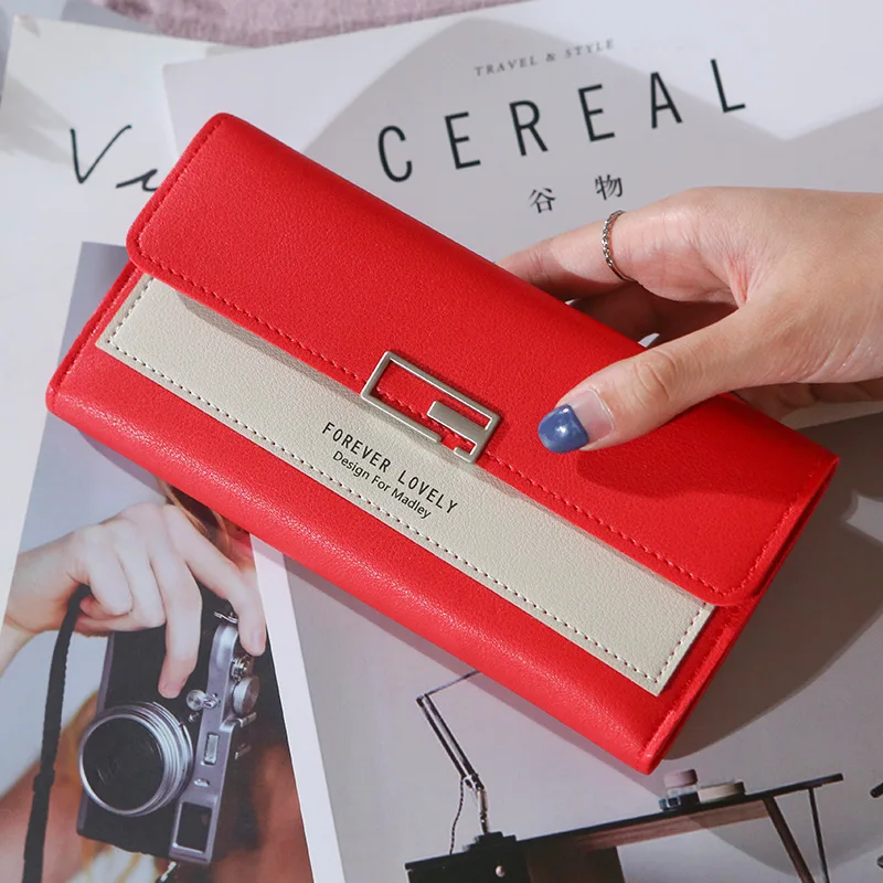 Women Long Wallets Zipper Hasp Ladies Clutch Purses Multifunctional Cell Phone Pocket Soft Leather Handbags for Female sac femme 
Women Long Wallets Zipper Hasp Ladies Clutch Purses Multifunctional Cell Phone Pocket Soft Leather Handbags for Female sac femme