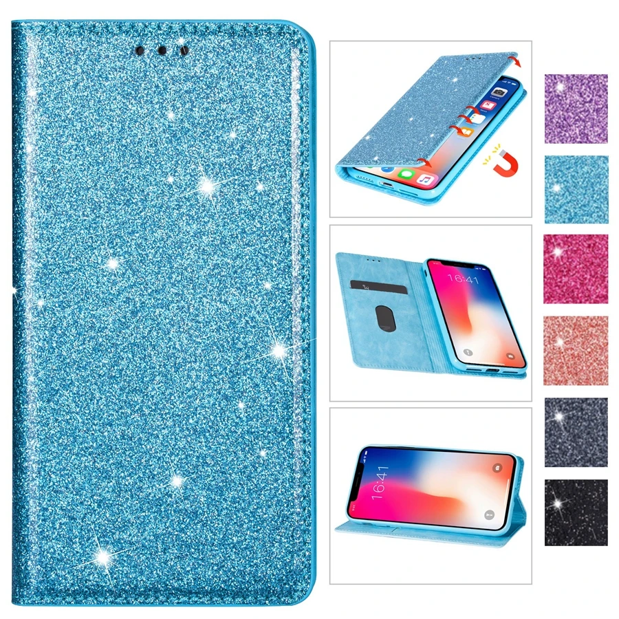 Wallet Leather Bling Glitter Stand Anti-fall Case For Samsung Galaxy A03S A11 A12 A21S A22 A32 A50 A51 A52S A71 A72 Quantum 2
Wallet Leather Bling Glitter Stand Anti-fall Case For Samsung Galaxy A03S A11 A12 A21S A22 A32 A50 A51 A52S A71 A72 Quantum 2