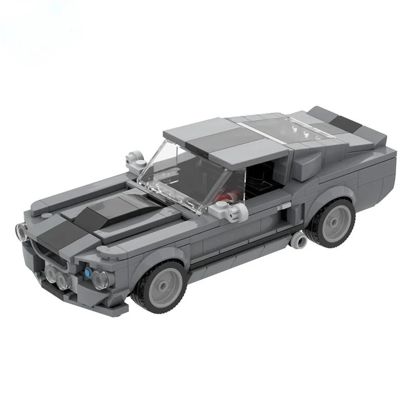 Гоночный автомобиль MOC Classic 1967 SUV Eleanored Mustanging, высокотехнологичные строительные блоки GT500, гоночный автомобиль US Muscle, детские игрушки
Гоночный автомобиль MOC Classic 1967 SUV Eleanored Mustanging, высокотехнологичные строительные блоки GT500, гоночный автомобиль US Muscle, детские игрушки