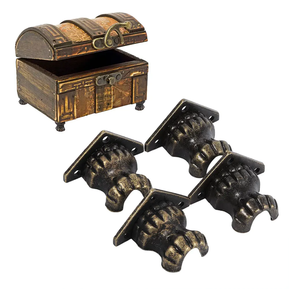 4pcs Antique Brass Zinc Alloy Retro Jewelry Chest Wood Box Decorative Feet Leg Corner Protector Furniture Decoration
4pcs Antique Brass Zinc Alloy Retro Jewelry Chest Wood Box Decorative Feet Leg Corner Protector Furniture Decoration