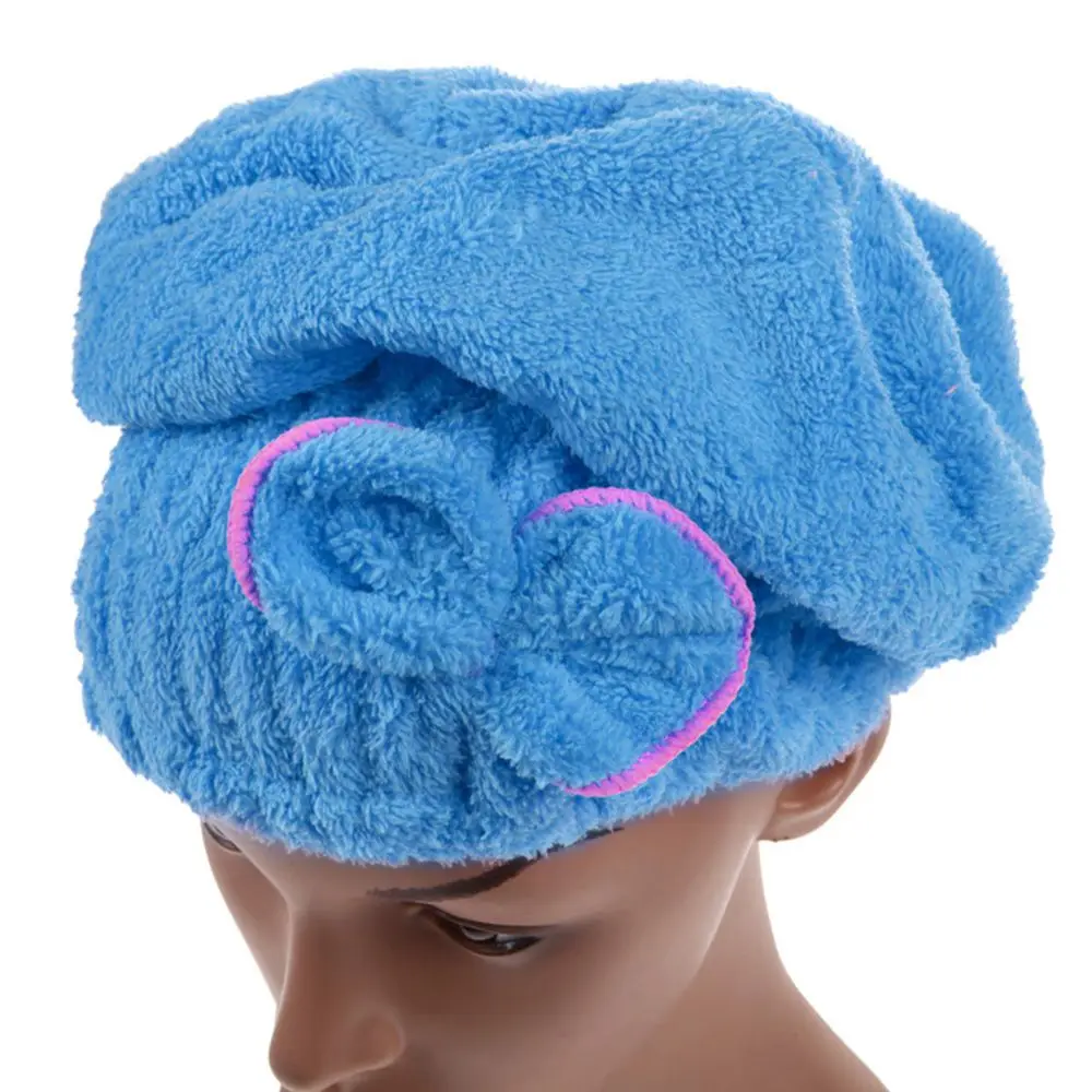Women Solid Shower Caps Wrapped Towel Textile Microfiber Bathroom Hats Bow Quickly Dry Hair Bathing Hat Bathroom Accessories
Women Solid Shower Caps Wrapped Towel Textile Microfiber Bathroom Hats Bow Quickly Dry Hair Bathing Hat Bathroom Accessories