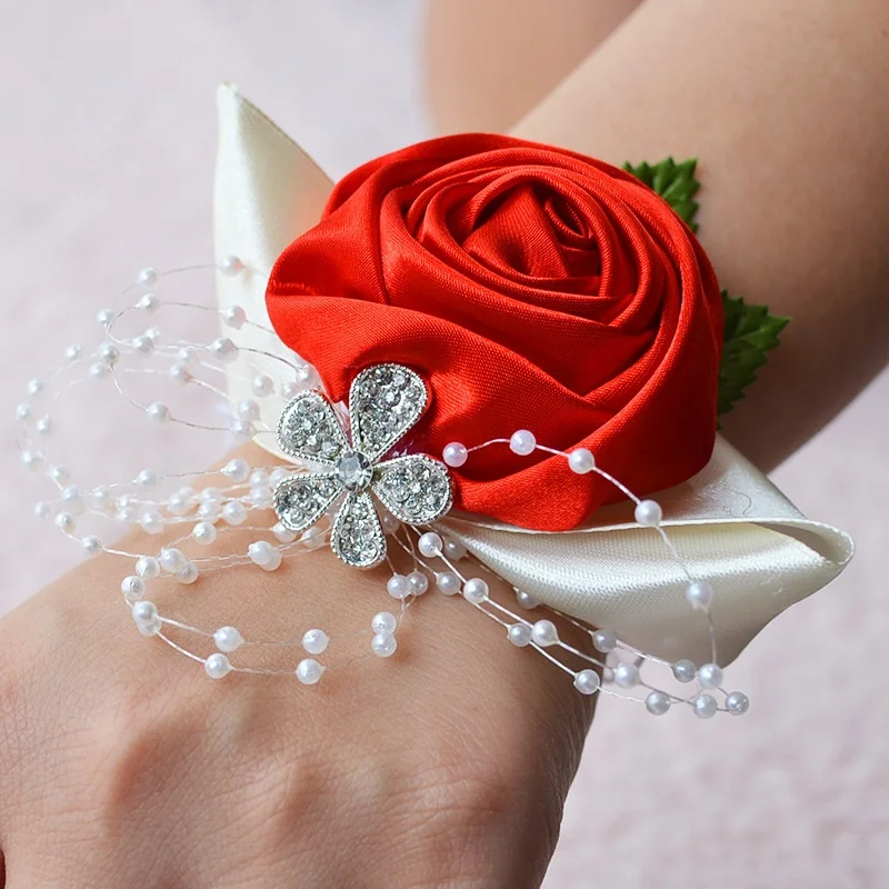 Bridesmaid Girls Wedding Wrist Flower Rose Silk Ribbon Wristband Bride Hand Flower Wedding Dancing Prom Party Decor
Bridesmaid Girls Wedding Wrist Flower Rose Silk Ribbon Wristband Bride Hand Flower Wedding Dancing Prom Party Decor