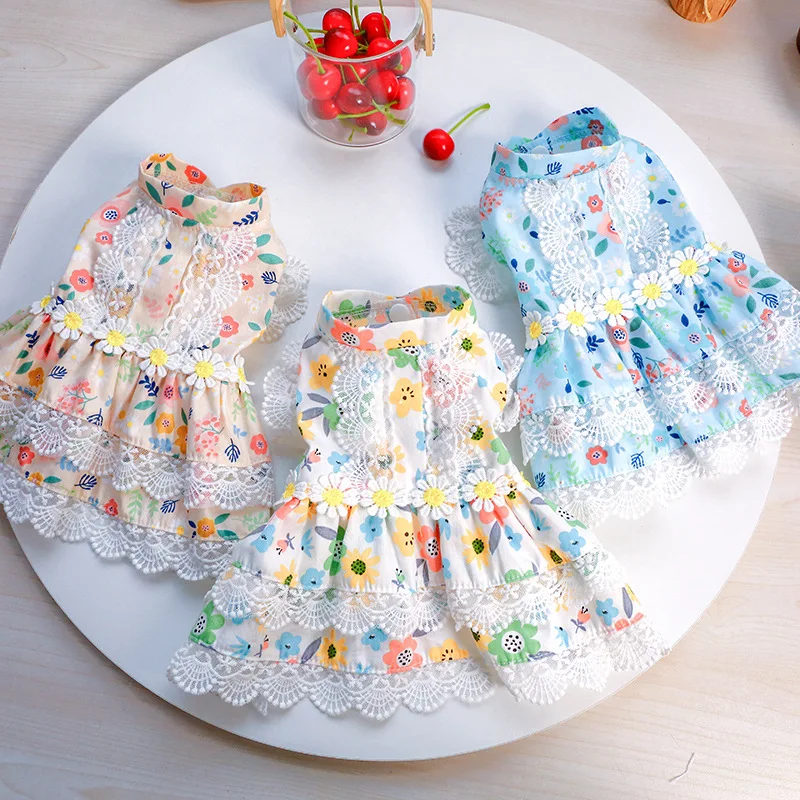 2021 Fashion Lovely Summer Dog Dress for Dogs Skirt Lace Puffy Princess Dogs Cats Cozy Puppy Skirt Dog Clothe Pet Clothing XS-XL
2021 Fashion Lovely Summer Dog Dress for Dogs Skirt Lace Puffy Princess Dogs Cats Cozy Puppy Skirt Dog Clothe Pet Clothing XS-XL