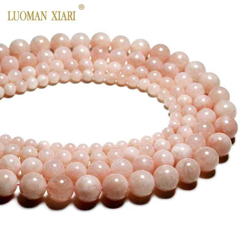 Top AAA 100% Natural Pink Beryls Round Natural Stone Beads For Jewelry Making DIY Bracelet Necklace 6/8/10/12mm Strand 15.5''
Top AAA 100% Natural Pink Beryls Round Natural Stone Beads For Jewelry Making DIY Bracelet Necklace 6/8/10/12mm Strand 15.5''