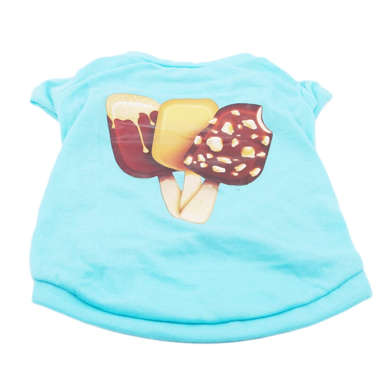Summer Dog Shirt Pet Dog Clothes Cotton Dog Tshirt Dog Vest Pet Clothes