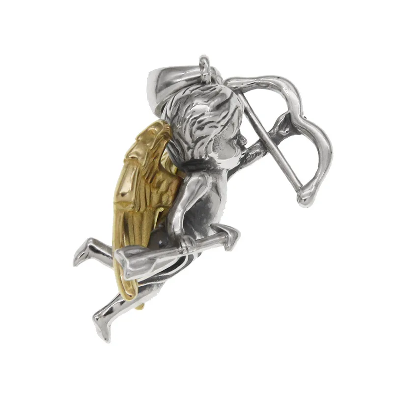 National standard s925 silver jewelry angel and demon pendants for men and women love cupid and little ghost couple pendant
National standard s925 silver jewelry angel and demon pendants for men and women love cupid and little ghost couple pendant