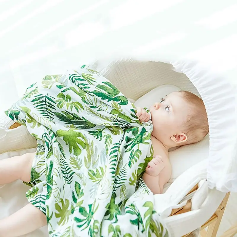 Muslin Baby Floral Blanket Bamboo Cotton Swaddle Wraps Newborn Photography Props Accessory
Muslin Baby Floral Blanket Bamboo Cotton Swaddle Wraps Newborn Photography Props Accessory