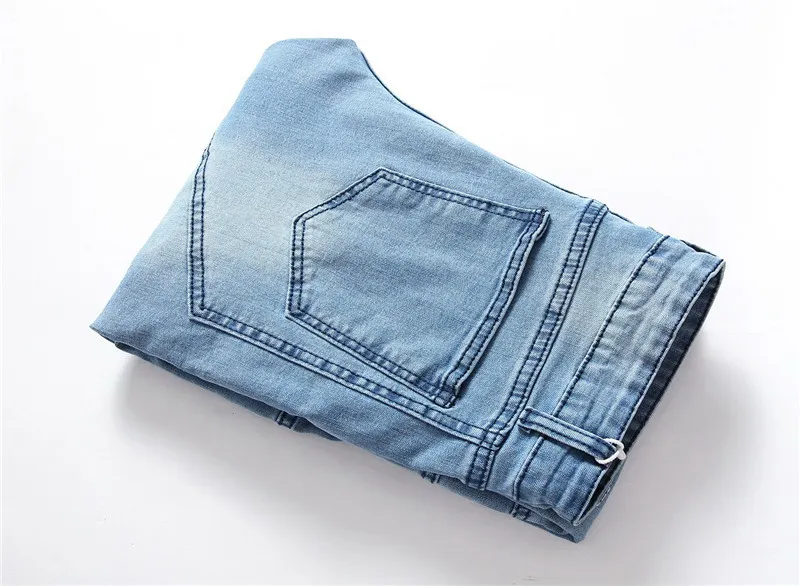 Men Jeans Ripped Biker Hole Denim Patch Harem Straight Punk Rock Slim Fit Classic Hip Hop Blue Jeans For Men Pants
Men Jeans Ripped Biker Hole Denim Patch Harem Straight Punk Rock Slim Fit Classic Hip Hop Blue Jeans For Men Pants