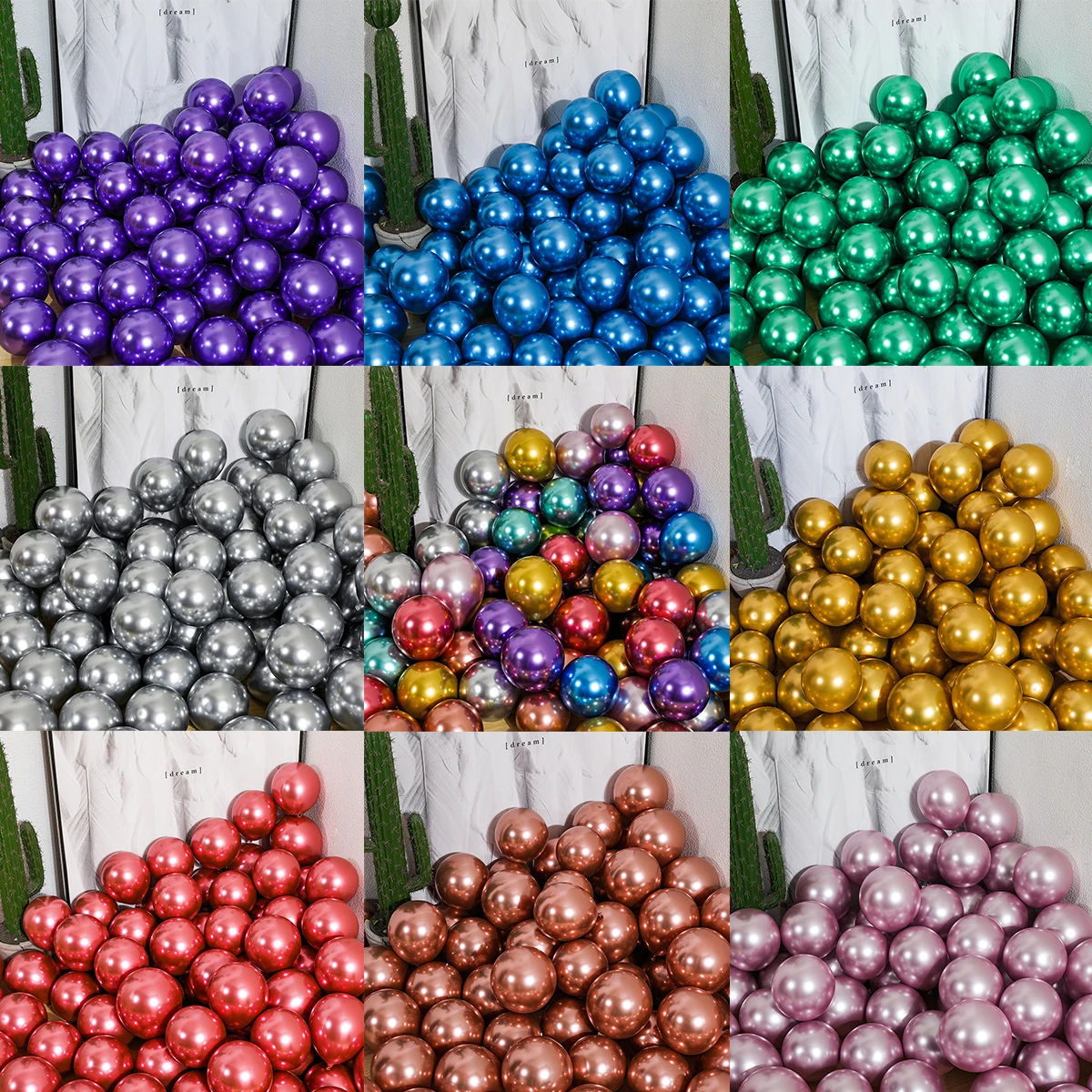 10inch 200PCS Gold Sliver Latex Valentine's Day Balloons Metallic Gender Reveal Globos Baby Shower Wedding Birthday Party Decor
10inch 200PCS Gold Sliver Latex Valentine's Day Balloons Metallic Gender Reveal Globos Baby Shower Wedding Birthday Party Decor