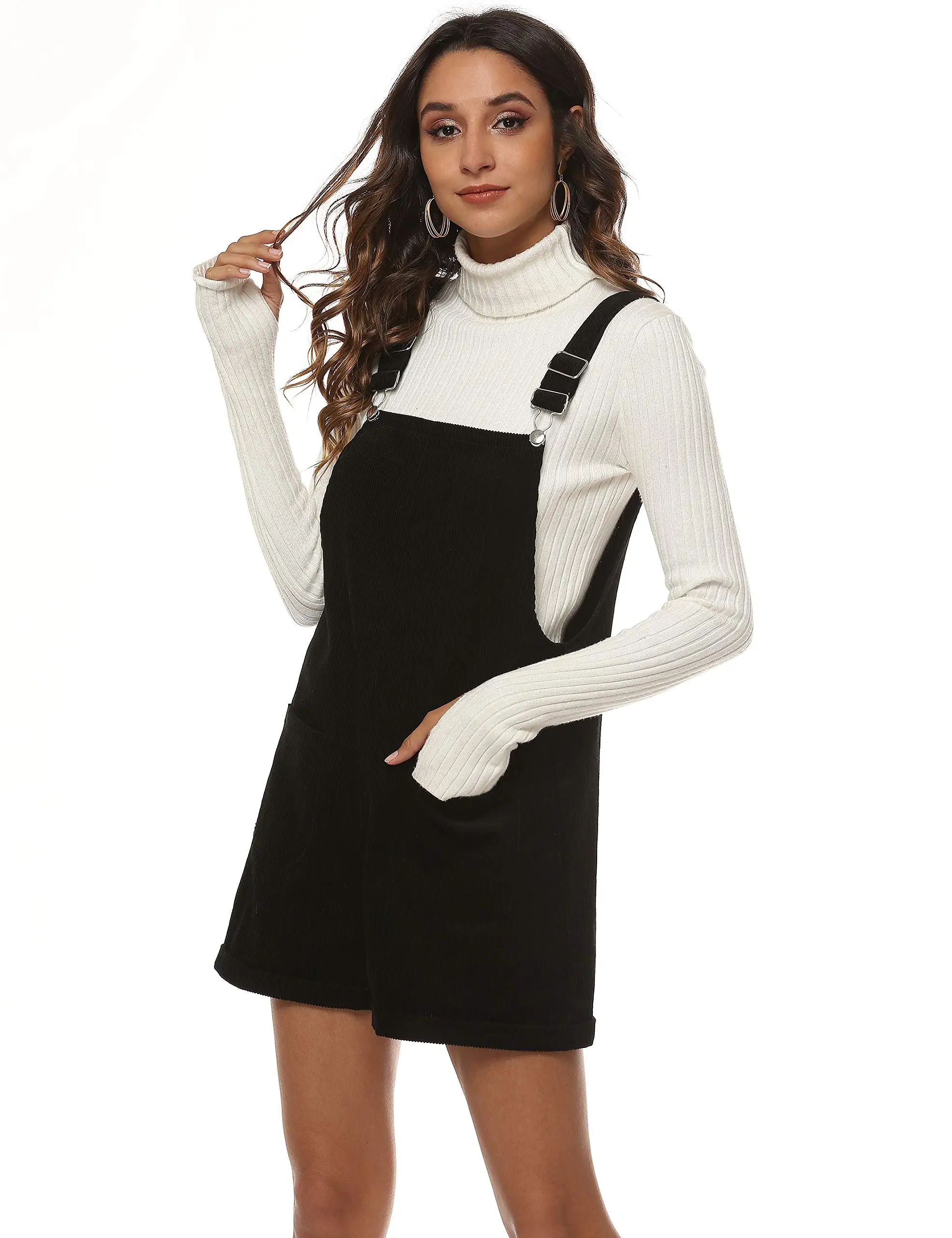 WenQing INS Fashion Loose Womens Adjustable Strap Corduroy Solid Lightweight Short Overalls Shortalls jumpsuits pinafore Shorts
WenQing INS Fashion Loose Womens Adjustable Strap Corduroy Solid Lightweight Short Overalls Shortalls jumpsuits pinafore Shorts