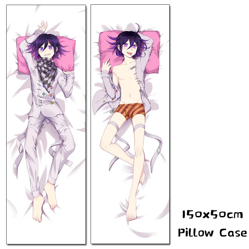 Аниме Danganronpa Ouma Kokichi Dakimakura обнимающая Подушка Чехол Naegi Makoto Косплей наволочка x 50