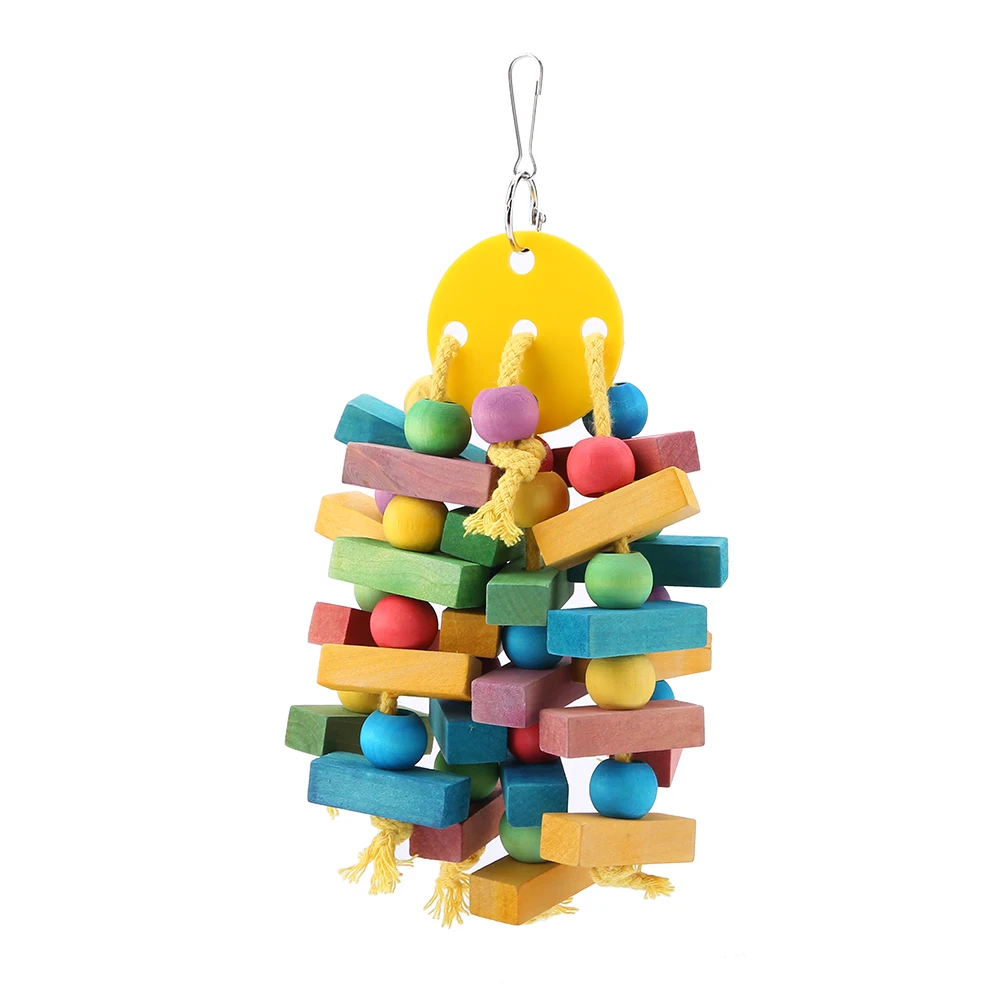 

1 шт. игрушка попугай птица игрушки Висячие деревянные игрушки попугай качели подходит для всех видов средних и маленьких попугаев