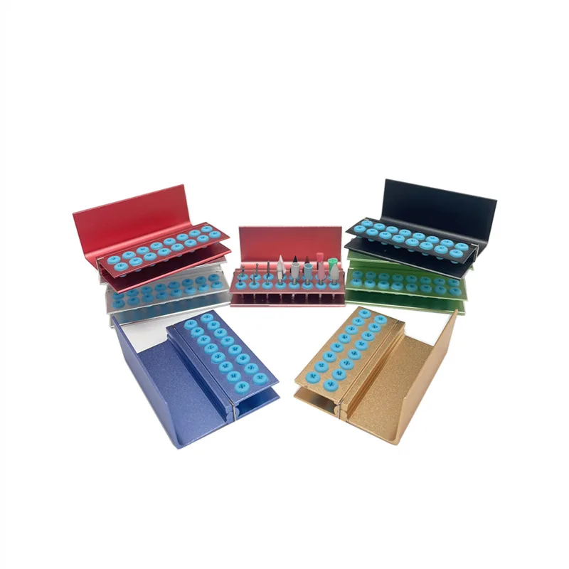 16holes Dental Box Sterilization Silicone Cover Autoclavable Disinfection Dental Bur Holder Block for High/low Speed Dental Burs
16holes Dental Box Sterilization Silicone Cover Autoclavable Disinfection Dental Bur Holder Block for High/low Speed Dental Burs