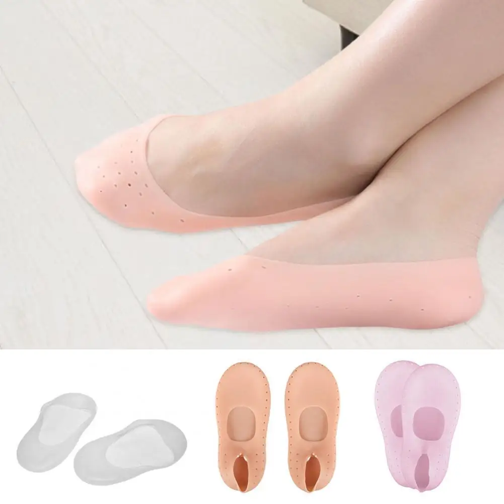 2Pcs Silicone Foot Protector Foot Care Washable Silicone Heel Protector Compression Padded Sleeve Socks for Daily Wear
2Pcs Silicone Foot Protector Foot Care Washable Silicone Heel Protector Compression Padded Sleeve Socks for Daily Wear