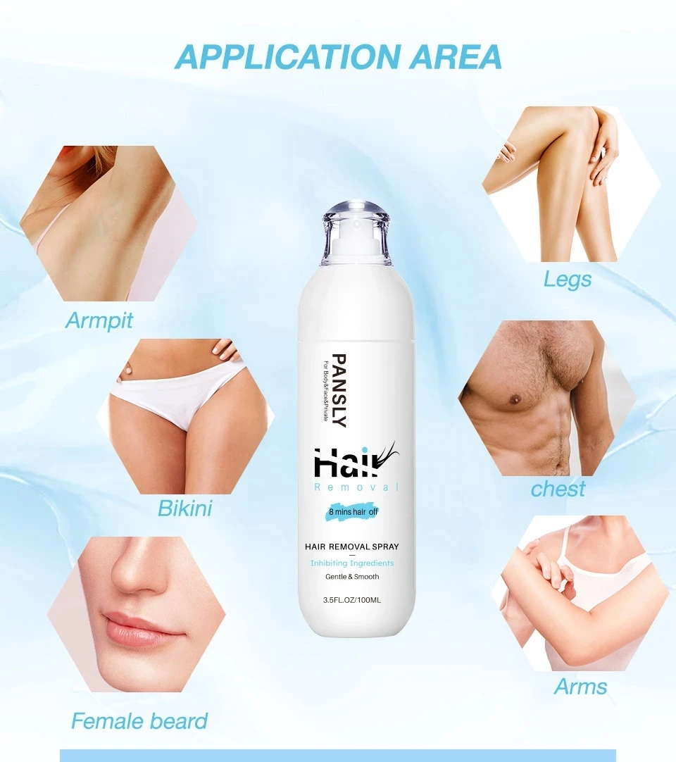 PANSLY Hair Removal Spray Hair Removal Gentle Smooth Inhibit Hair removal Spray 2PCS/SET 50/100ML
PANSLY Hair Removal Spray Hair Removal Gentle Smooth Inhibit Hair removal Spray 2PCS/SET 50/100ML