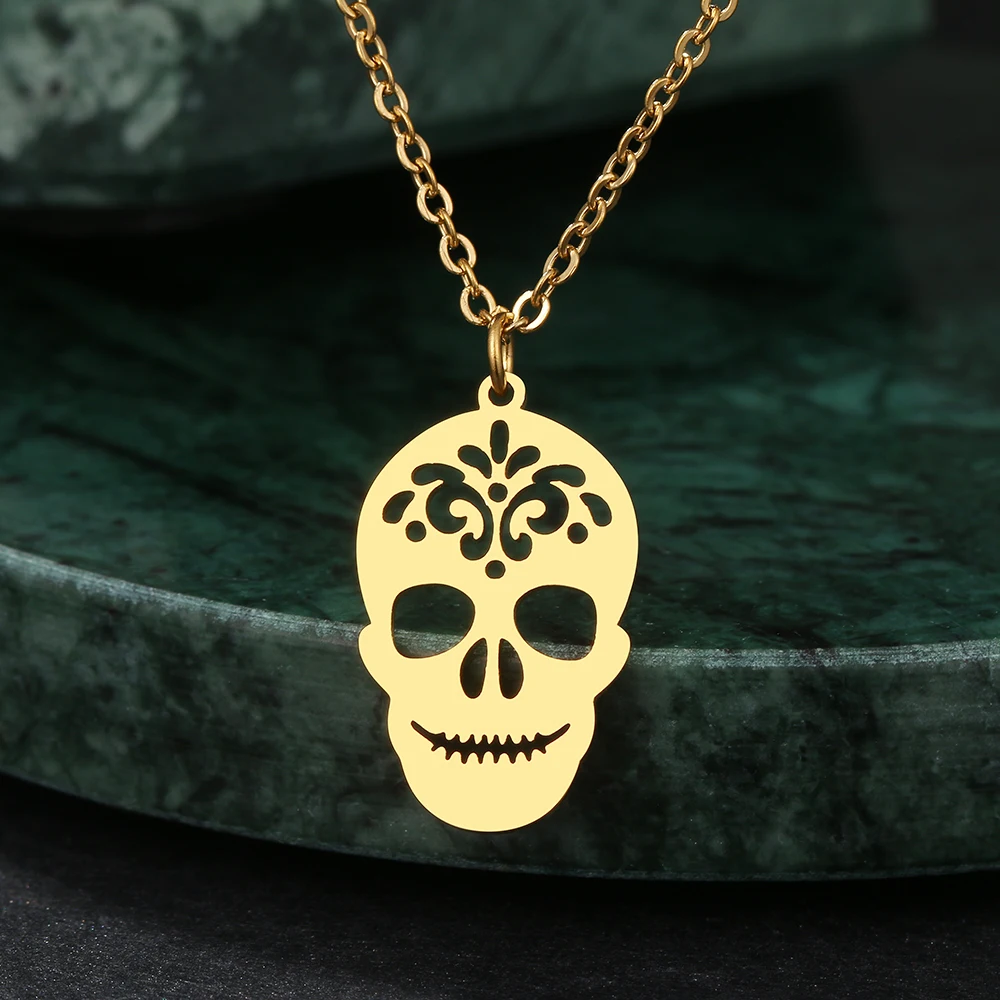 Ожерелья из нержавеющей стали с подвеской в виде черепа в стиле ретро, ожерелье-цепочка, модное ожерелье для женщин, ювелирные изделия, готи...
Ожерелья из нержавеющей стали с подвеской в виде черепа в стиле ретро, ожерелье-цепочка, модное ожерелье для женщин, ювелирные изделия, готи...