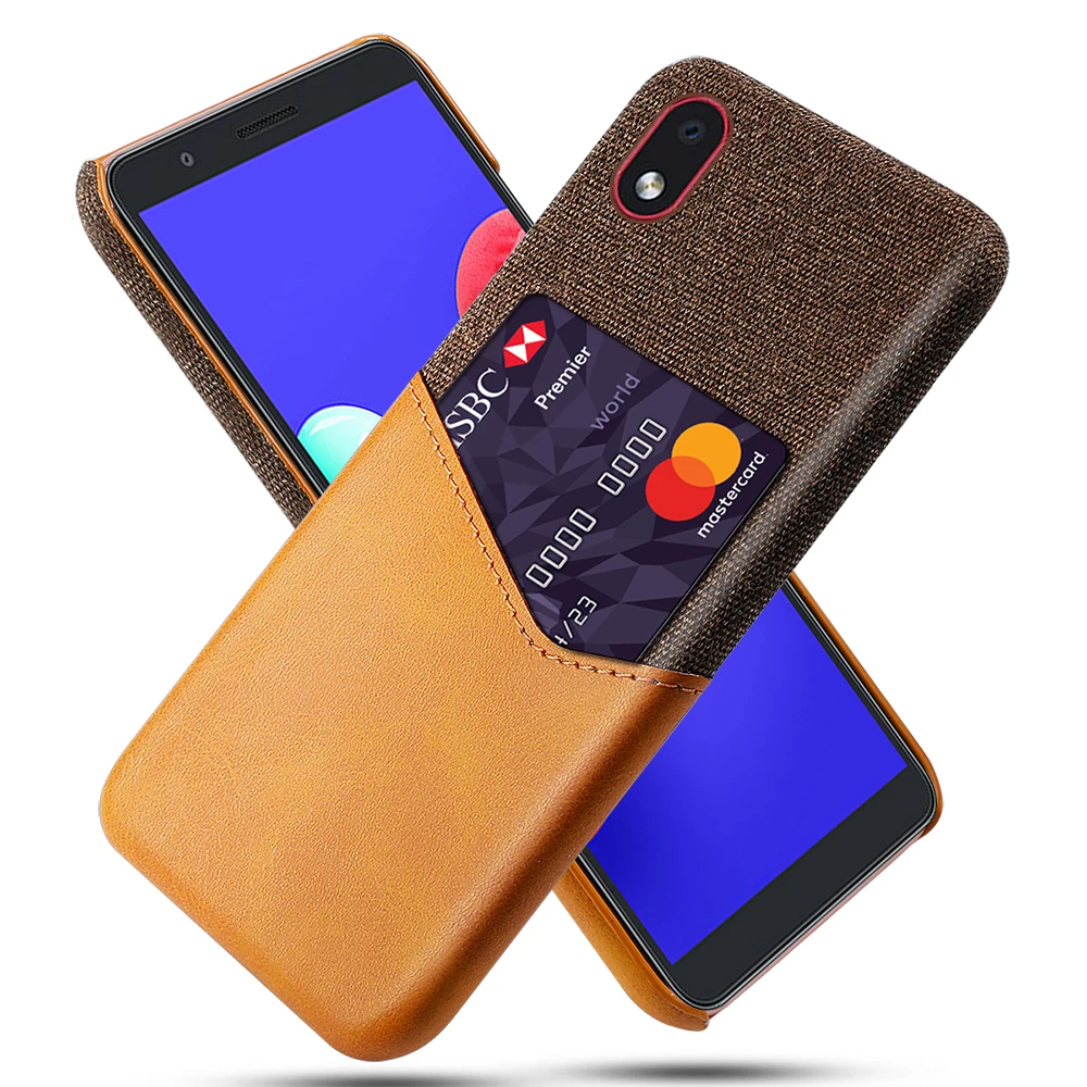 A01 Core Shockproof Case for Samsung Galaxy A01 Core Fitted Cover Business Fabric + Luxury Leather Card Holder
A01 Core Shockproof Case for Samsung Galaxy A01 Core Fitted Cover Business Fabric + Luxury Leather Card Holder