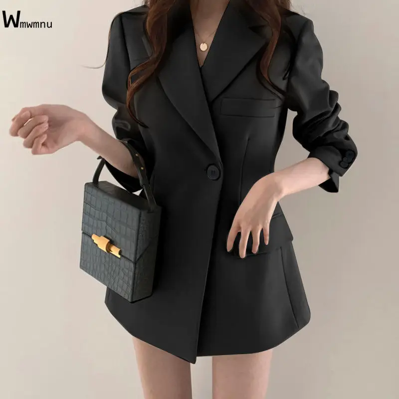 High Street Fashion Slim Suit Coat Women Spring Office Lady Vintage Outerwear Korean Elegant Single Button Blazer Jacket Female
High Street Fashion Slim Suit Coat Women Spring Office Lady Vintage Outerwear Korean Elegant Single Button Blazer Jacket Female