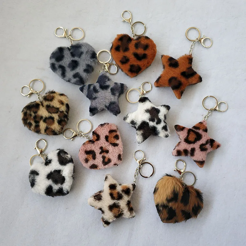 New Faux Rabbit Fur Ball Key Chain Pompom Leopard Plush Heart Keychain Pom Pom Round Ball Trinket Car Bag Pendant Key Ring Gift
New Faux Rabbit Fur Ball Key Chain Pompom Leopard Plush Heart Keychain Pom Pom Round Ball Trinket Car Bag Pendant Key Ring Gift