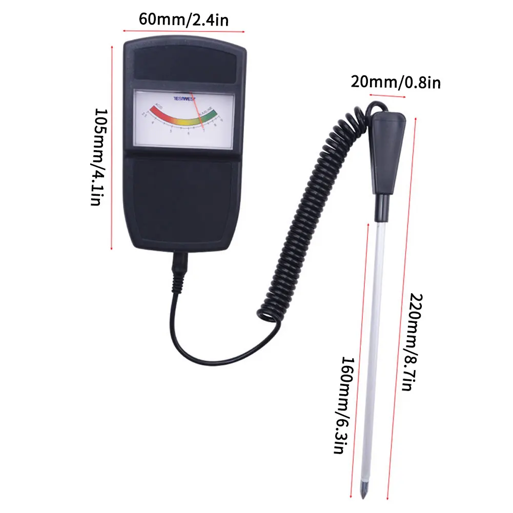 2 In 1 Soil Detector Moisture Sensor Meter Plant Fertile PH Tester Ideal Instrument For Gardening Indoor Outdoor Tool Plant Care
2 In 1 Soil Detector Moisture Sensor Meter Plant Fertile PH Tester Ideal Instrument For Gardening Indoor Outdoor Tool Plant Care