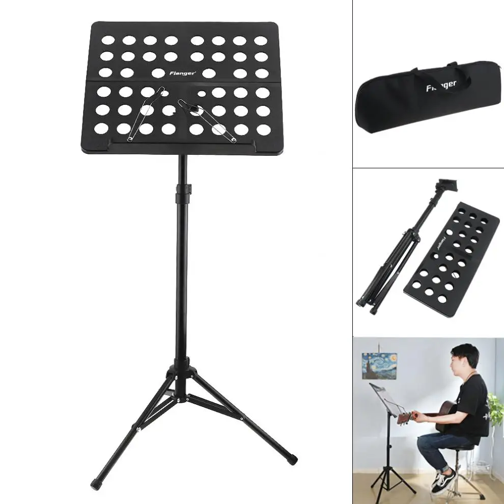 Folding Lightweight Music Stand ABS Sheet Aluminum Alloy Tripod Stand Holder Height Adjustable Carrying Soft Cotton Bag Hot
Folding Lightweight Music Stand ABS Sheet Aluminum Alloy Tripod Stand Holder Height Adjustable Carrying Soft Cotton Bag Hot