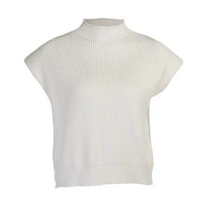 Turtleneck Sleeveless Vest Sweater Women 2021 With Shoulder Pads Knitted Pullover Autumn Winter Jumper Casual Tops Fashion
Turtleneck Sleeveless Vest Sweater Women 2021 With Shoulder Pads Knitted Pullover Autumn Winter Jumper Casual Tops Fashion