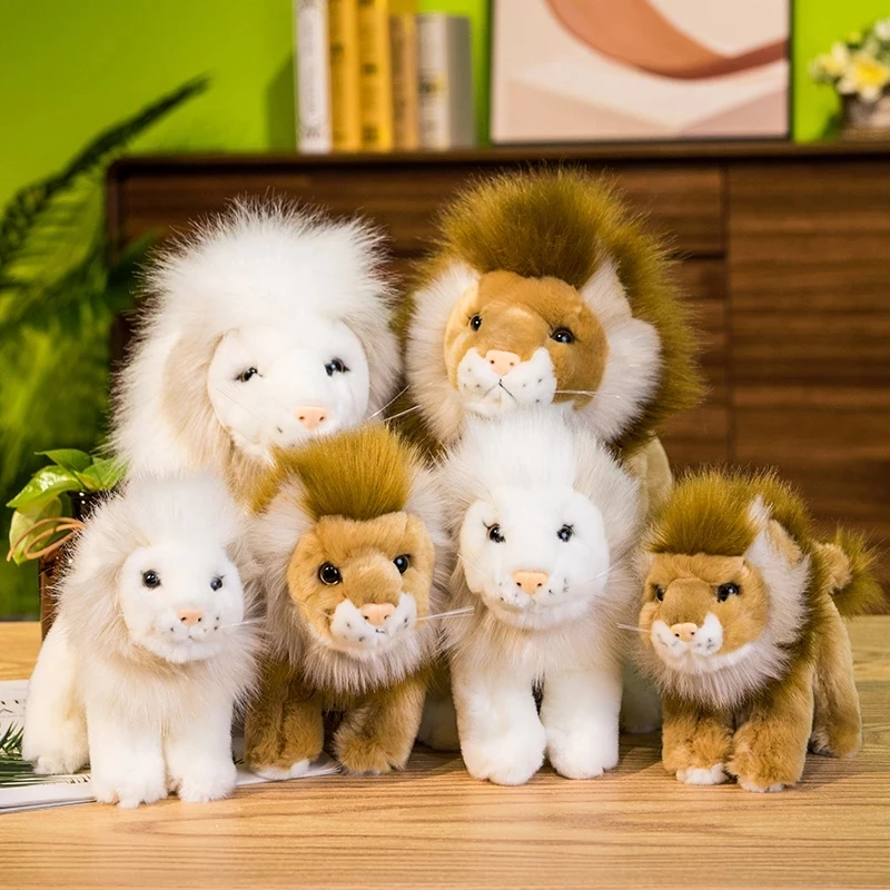 18/30CM Simulation Lion Plush Toys Cute Reallike Forest Animal Lion Dolls Lovely Birthday Gift Room Decor for Children Kids
18/30CM Simulation Lion Plush Toys Cute Reallike Forest Animal Lion Dolls Lovely Birthday Gift Room Decor for Children Kids
