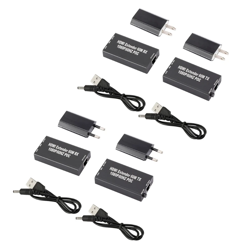 P82F Extender 60M HDMI-compatible Extender Cable Over Signle RJ45 Cat5e Cat6
P82F Extender 60M HDMI-compatible Extender Cable Over Signle RJ45 Cat5e Cat6