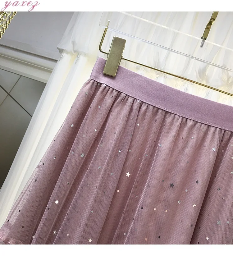 Mesh Fluffy Skirts Womens High Waist Tulle Skirt Women Clothes Glitter Pleated Shiny Skirt A-line Sequined Long Skirt Female
Mesh Fluffy Skirts Womens High Waist Tulle Skirt Women Clothes Glitter Pleated Shiny Skirt A-line Sequined Long Skirt Female