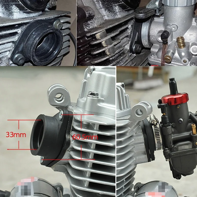 Motorcycle Modified PWK28-34 Carburetor Interface-carbon Fiber Flange Manifold Air Inlet Adapter Rubber 32mm 34mm 2 Styles
Motorcycle Modified PWK28-34 Carburetor Interface-carbon Fiber Flange Manifold Air Inlet Adapter Rubber 32mm 34mm 2 Styles