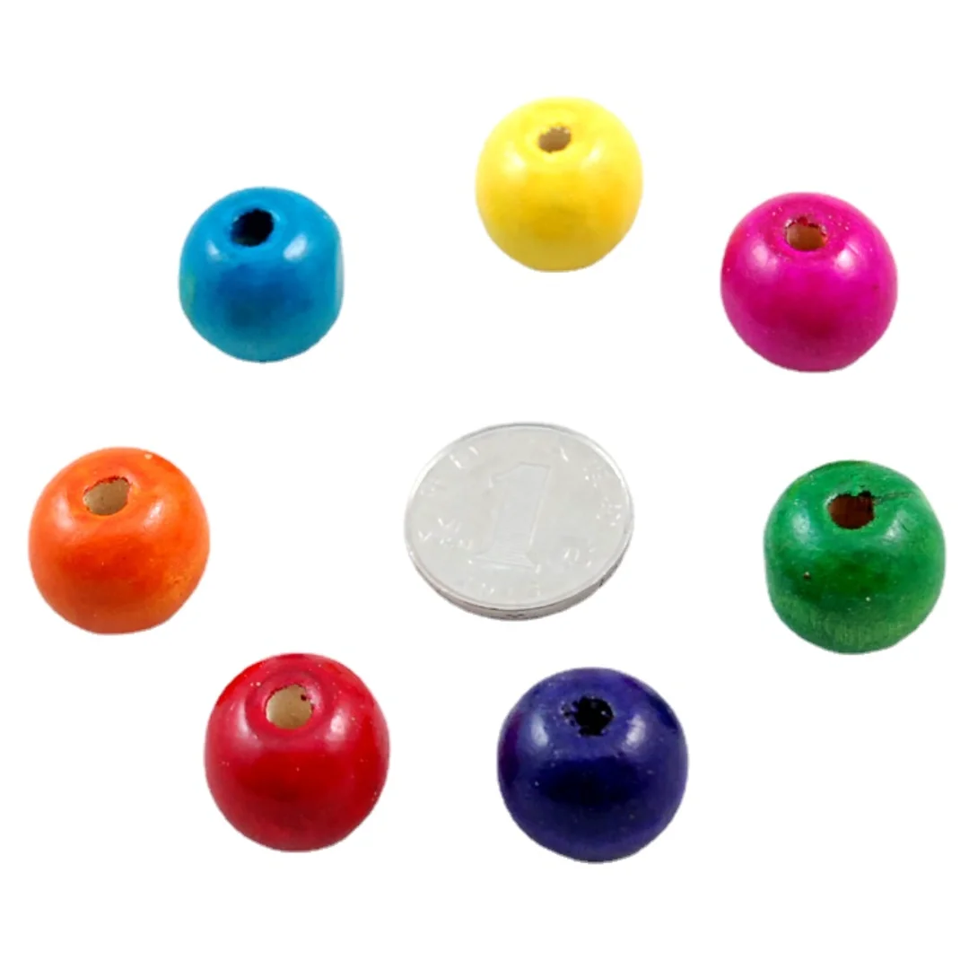 DIY Colorful Wooden Bead Children's Creative Beads 20mm Handmade Beaded Accessories Material Decoration Scattered Beads 100 Pcs
DIY Colorful Wooden Bead Children's Creative Beads 20mm Handmade Beaded Accessories Material Decoration Scattered Beads 100 Pcs