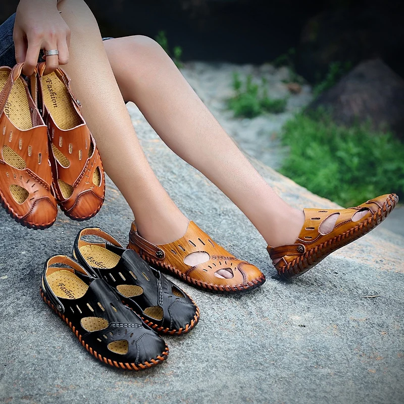 Sandalias For Man Men's Rubber Sandals Sandalle Homme Sandals-men Summer Men Leather Sandles For Sandalias Transpirables
Sandalias For Man Men's Rubber Sandals Sandalle Homme Sandals-men Summer Men Leather Sandles For Sandalias Transpirables