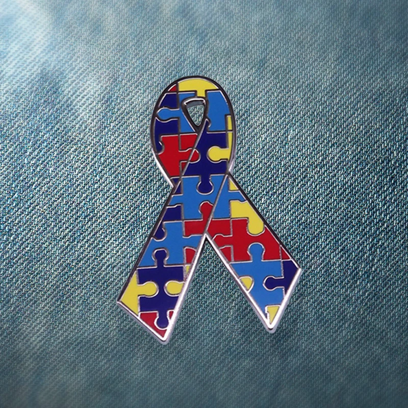 Autism Concern Ribbon Brooch Color Puzzle Badge Fun Enamel Pin Fashion Lapel Pin Clothes Backpack Accessories Jewelry Gifts
Autism Concern Ribbon Brooch Color Puzzle Badge Fun Enamel Pin Fashion Lapel Pin Clothes Backpack Accessories Jewelry Gifts