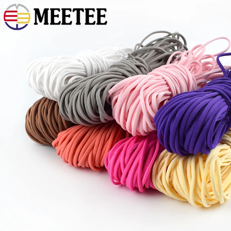 Meetee 23/50Yards 3mm Color Nylon Elastic Bands String Band Round Rope Rubber Adjustment Belt Sling DIY Materials EB046
Meetee 23/50Yards 3mm Color Nylon Elastic Bands String Band Round Rope Rubber Adjustment Belt Sling DIY Materials EB046